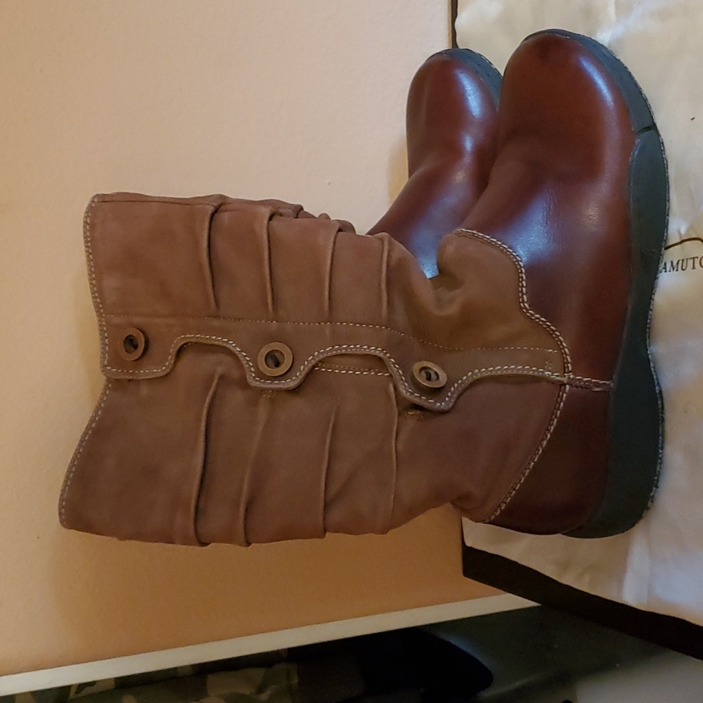 Brown/Tan Hush Puppies Boots